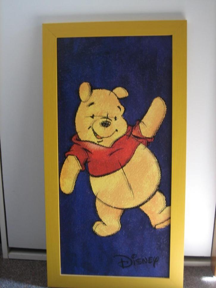 TE KOOP: ingelijste prenten Winnie de Poeh, Mickey Mouse, Kinderen en Baby's, Kinderkamer | Inrichting en Decoratie, Gebruikt