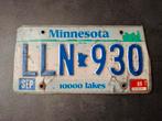 USA nummerplaat Minnesota, Verzamelen, Ophalen of Verzenden, Gebruikt