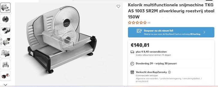 Snijmachine, Maison & Meubles, Cuisine | Ustensiles de cuisine, Comme neuf, Enlèvement ou Envoi