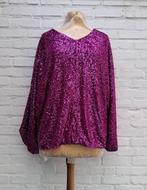 feestelijke glitterblouse, Taille 46/48 (XL) ou plus grande, Enlèvement ou Envoi, Rose, BoeBou