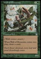 Wall of Blossoms - STH - MTG -  GOED, Hobby en Vrije tijd, Verzamelkaartspellen | Magic the Gathering, Ophalen of Verzenden