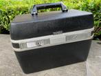 Vintage Delsey Case, Retro Beautycase 70's Cosmetic Hardcase, Ophalen of Verzenden, Gebruikt, Zwart, Hardcase