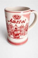 Amstel bierpul met Amsterdam straatbeeld, Verzamelen, Biermerken, Verzenden, Zo goed als nieuw, Pul(len), Amstel