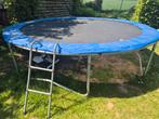 Trampoline 3m66 dia - nieuwe blauwe randbescherming, Kinderen en Baby's, Ophalen, Zo goed als nieuw