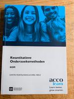 Dimitri Mortelmans - Kwantitatieve Onderzoeksmethoden, Ophalen of Verzenden, Zo goed als nieuw, Dimitri Mortelmans