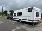 Dethleffs C'go 495 QSK (aankoop december 2022 bij DKW), Caravans en Kamperen, Caravans, Stapelbed, 7 tot 8 meter, Treinzit, Particulier