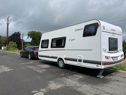 Dethleffs C'go 495 QSK (aankoop december 2022 bij DKW), Caravans en Kamperen, Caravans, Particulier, tot en met 6, 1250 - 1500 kg