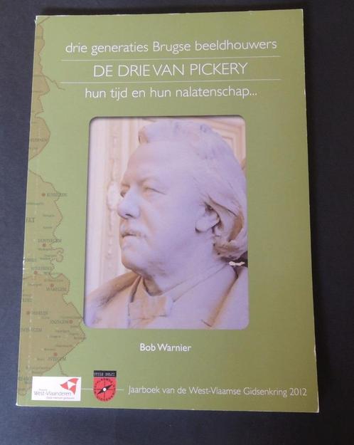 "De drie van Pickery", boek Brugse beeldhouwers (Brugge), Boeken, Kunst en Cultuur | Beeldend, Zo goed als nieuw, Beeldhouwkunst