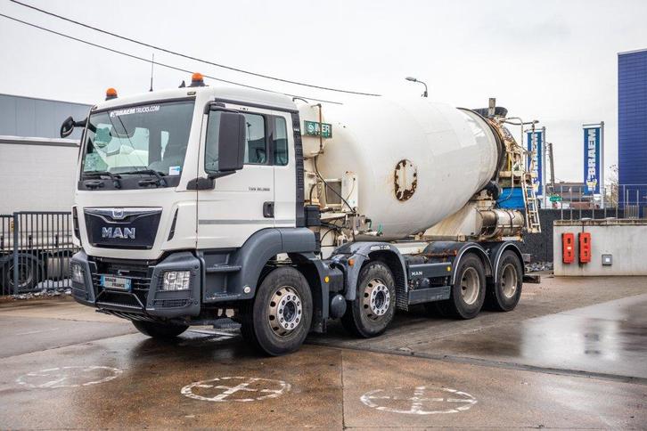MAN TGS 32.360 BB+MIXER 9M³ (bj 2016), Auto's, Vrachtwagens, Bedrijf, Te koop, Elektrische ramen, MAN, Overige brandstoffen, Euro 6