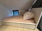 Cadre de lit ikea 90X200cm blanc, Huis en Inrichting, Slaapkamer | Complete slaapkamers, Ophalen, Gebruikt, Eenpersoons, Simple
