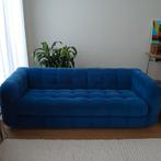 Zetel blauw, Huis en Inrichting, Ophalen, Zo goed als nieuw, Driepersoons