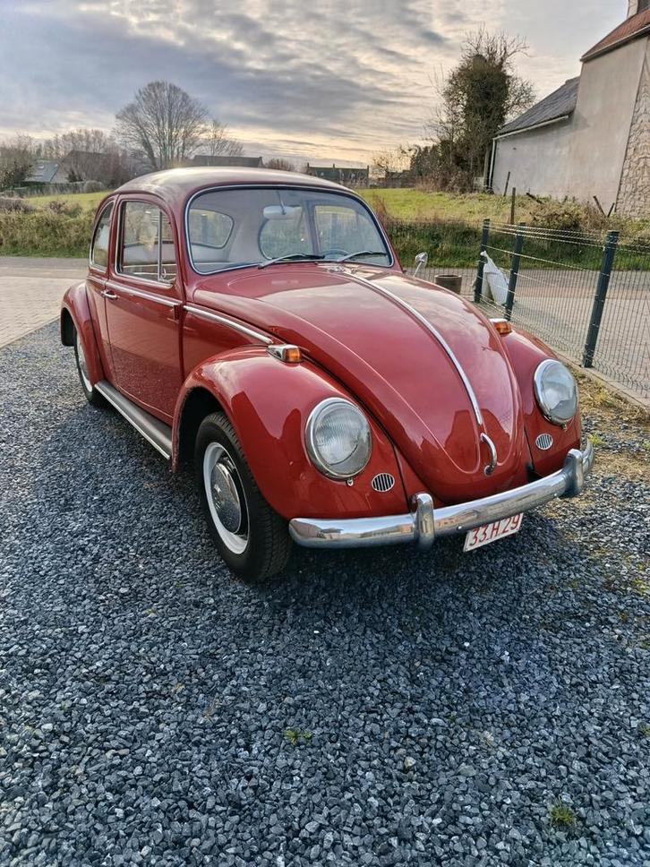 VW Kever 1966, Auto's, Volkswagen, Particulier, Beetle (Kever), Rood