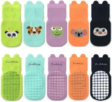 5 paires de chaussettes antidérapantes en coton pour bébé LI disponible aux enchères