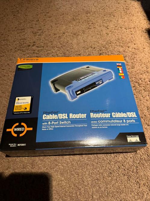 Linksys BEFSR81, Computers en Software, Routers en Modems, Ophalen of Verzenden