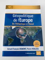 Géopolitique de l'Europe. De l'Atlantique à l'Oural, Enlèvement ou Envoi, Comme neuf