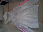 Sportieve gilet met kap wit maat 7/8 jaar merk champion, Gebruikt, Meisje, Trui of Vest, Ophalen of Verzenden