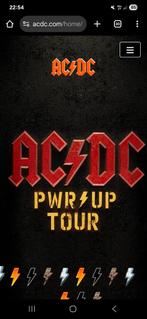 2 Billets places assises  pour ACDC à Paris le 9 août 19h00, Tickets en Kaartjes