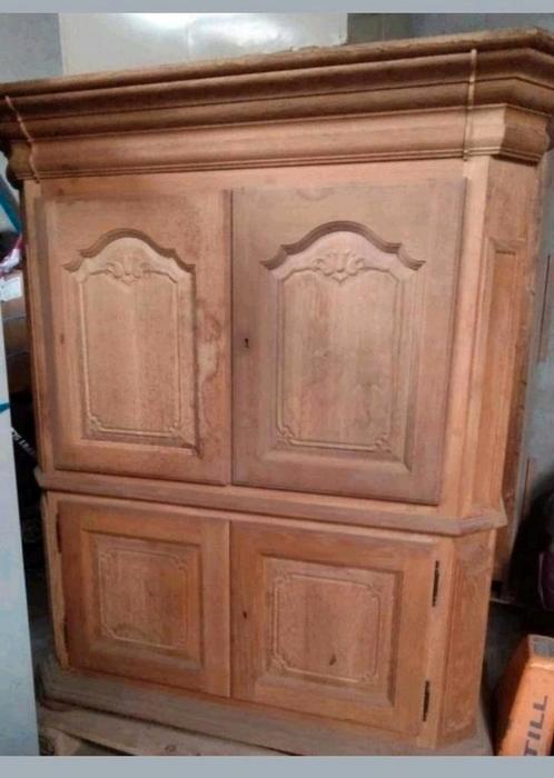 Zware nieuwe kast hout dressoir tv kast wandkast onafgewerkt, Huis en Inrichting, Kasten | Buffetkasten, Ophalen