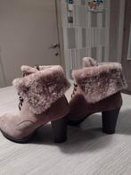 Dameslaarzen mt 38, ANDERE, Enlèvement ou Envoi, Comme neuf, Brun