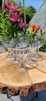 6 x Orval glazen, Ophalen, Zo goed als nieuw, Glas of Glazen, Overige merken