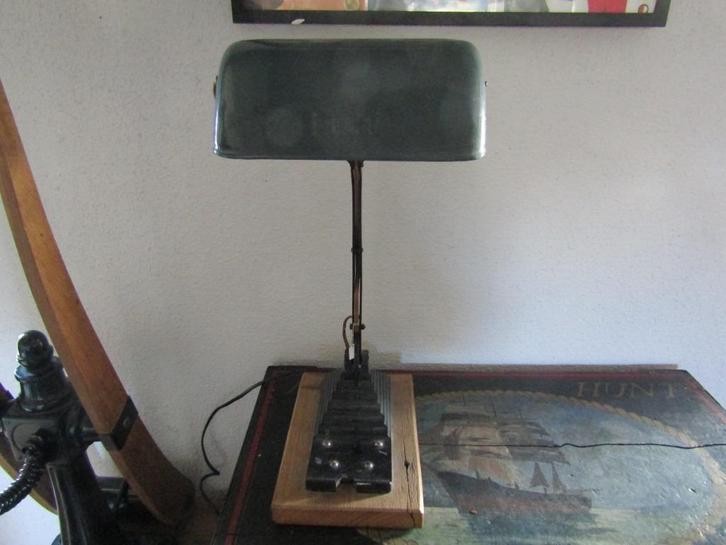 Erpé antieke Burealamp Art Deco, Antiek en Kunst, Antiek | Verlichting, Ophalen