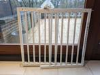 Barrière protection enfant escalier ou porte, 100 à 115 cm, Clôture à vis, Bois, Utilisé