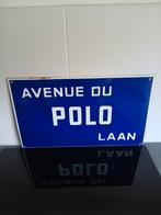 Avenue du Polo laan emaille bordje, Ophalen of Verzenden