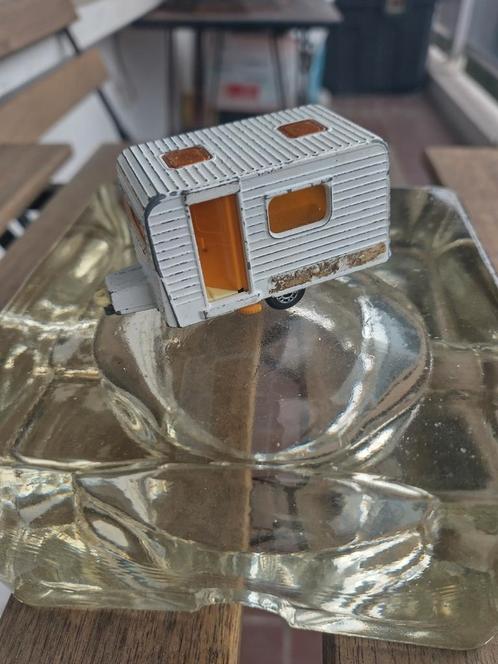 Matchbox SF Caravan wit AFHALING LEES BESCHRIJVING, Hobby en Vrije tijd, Modelauto's | 1:50, Gebruikt, Overige typen, Lesney, Ophalen
