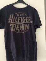 TOMMY HILFIGER T-shirt maat smal, Kleding | Heren, T-shirts, Maat 46 (S) of kleiner, Gedragen, Blauw, Tommy hilfiger