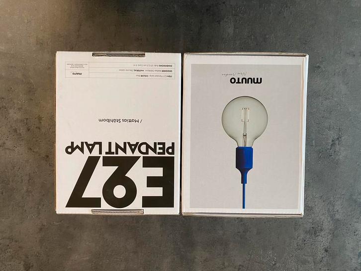 Muuto E27 cobalt blue, Huis en Inrichting, Lampen | Losse lampen, Zo goed als nieuw, Gloeilamp, Ophalen