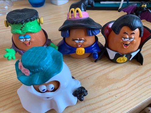 4 figurines vintage McDonald’s Halloween 1992, Collections, Statues & Figurines, Comme neuf