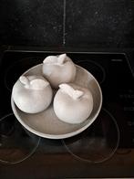Decoratie schaal met appels J-line te koop, Ophalen