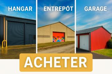 Achat Garages, Hangars et Entrepôts beschikbaar voor biedingen