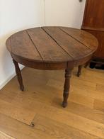 ronde tafel van eikenhout, Ophalen