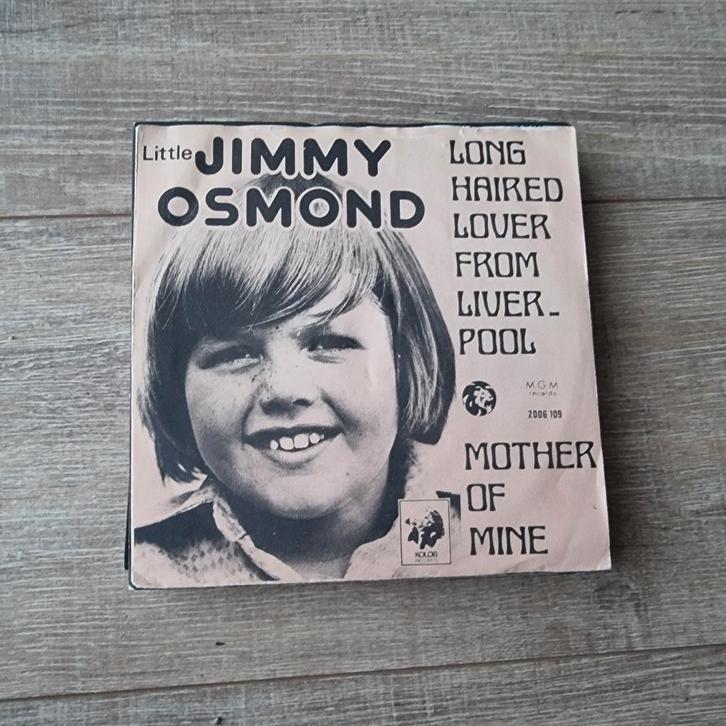 7" Little Jimmy Osmond - Long haired lover from Liverpool, CD & DVD, Vinyles Singles, Utilisé, Single, Pop, 7 pouces, Enlèvement ou Envoi