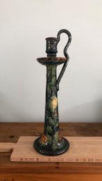 Koppel kandelaars in aardewerk intact, Antiek en Kunst, Ophalen of Verzenden
