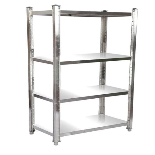 Horeca Stelling met 4 legborden RVS | 150 x 50 x 155 cm, Huis en Inrichting, Bureaus, Nieuw, Ophalen of Verzenden