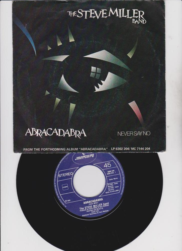 The Steve Miller Band – Abracadabra   1982, Cd's en Dvd's, Vinyl Singles, Gebruikt, Single, Pop, 7 inch, Ophalen of Verzenden