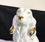 Hond Spaniël Porselein Sculptuur Handwerk H 35✨😍🐶🎁🤗👌, Ophalen of Verzenden