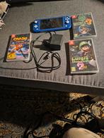 A vendre, Games en Spelcomputers, Spelcomputers | Sony PSP, Nieuw, Blauw, Overige modellen, Met games