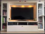 Meuble TV avec bibliothèque (sans le tv), 25 tot 50 cm, 200 cm of meer, 100 tot 150 cm, Gebruikt