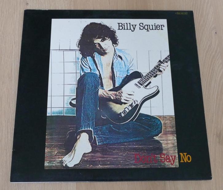LP   Billy Squier ‎– Don't Say No, Cd's en Dvd's, Vinyl | Hardrock en Metal, Zo goed als nieuw, Ophalen of Verzenden