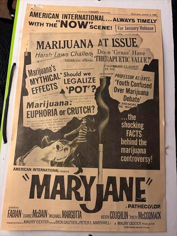 Original 1968 Variety cannabis- beschikbaar voor biedingen