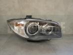KOPLAMP BMW 1 E81 E87 FACELIFT NIET-DRAAIEND XENON 07-11 REC, Auto-onderdelen, Ophalen of Verzenden, 6 maanden garantie, Gebruikt