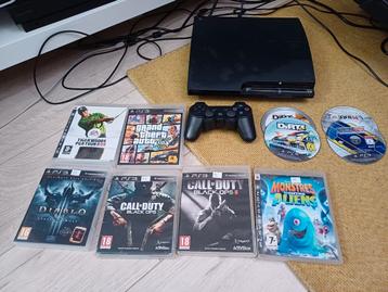 Ps3 slim avec 10 jeux beschikbaar voor biedingen