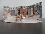 Kuifje-scène op de rommelmarkt. Diorama, Moulinsart 2011, Ophalen of Verzenden, Kuifje, Nieuw, Beeldje of Figuurtje