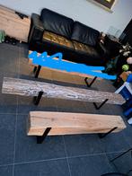 Eiken balken bank, Doe-het-zelf en Bouw, Ophalen, Zo goed als nieuw, Eiken