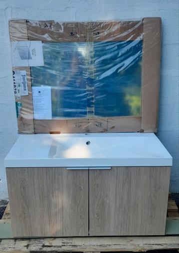 Meuble salle de bain Sanijura Liberty Fantaisy 90 cm+ miroir beschikbaar voor biedingen