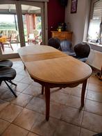 Table salle à manger en chêne, Comme neuf, 100 à 150 cm, Chêne, Ovale