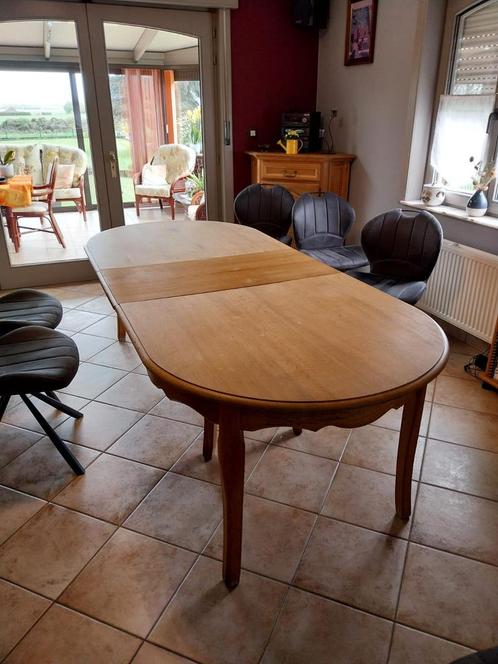 Table salle à manger en chêne, Maison & Meubles, Tables | Tables à manger, Comme neuf, 100 à 150 cm, 200 cm ou plus, Cinq personnes ou plus